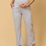 Comfy Maternity Trackpants - Grey