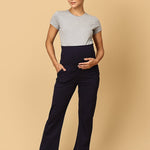 Comfy Maternity Trackpants - Navy Blue